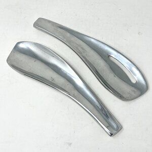 Vintage Dansk Salad Serving Set Aluminum Modernist Serve Ware Jens Quistgaard